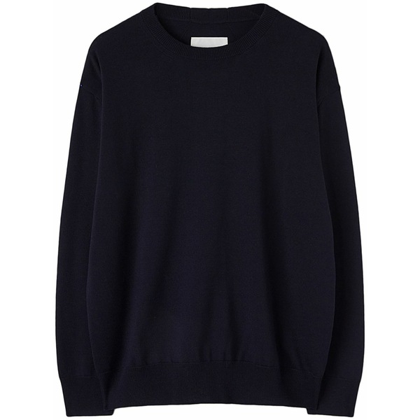 ジル・サンダー レディース 編み物\u0026スウェーター アウター Crew-neck wool jumper Blue