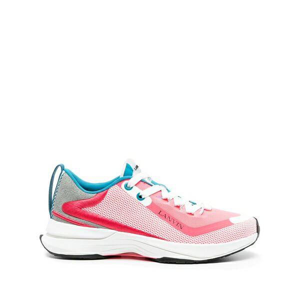 ランバン メンズ スニーカー シューズ L-i panelled mesh sneakers Pink|asty