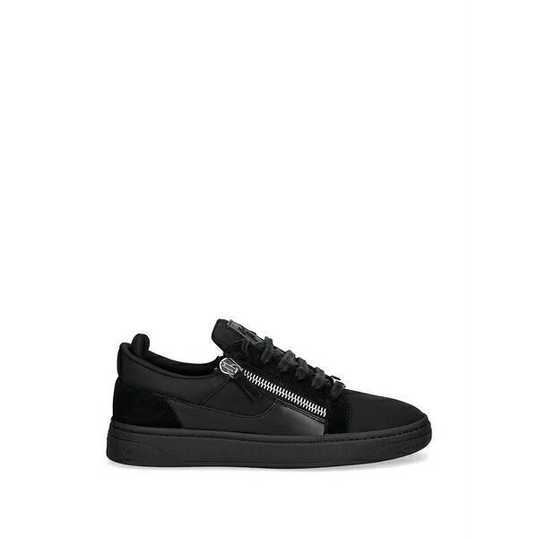 ジュゼッペザノッティ メンズ スニーカー シューズ Zip-detail sneakers Black｜asty