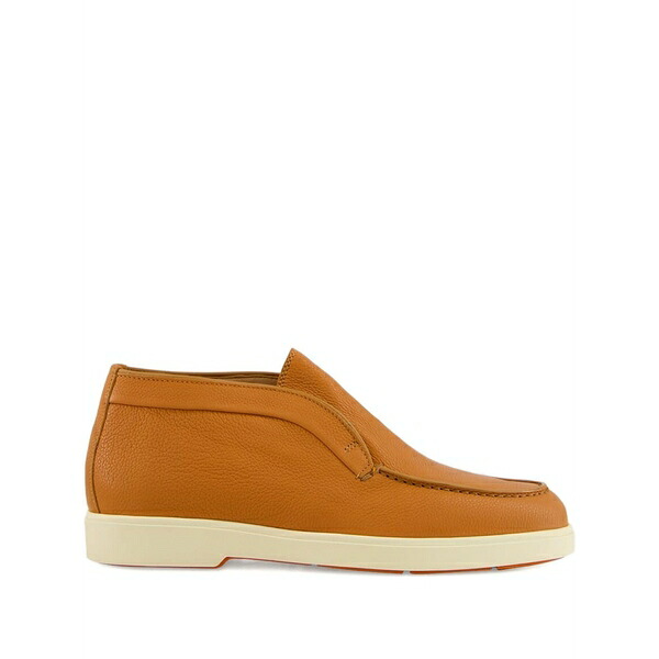 サントーニ レディース ブーツ シューズ Leather slip-on boots Brown