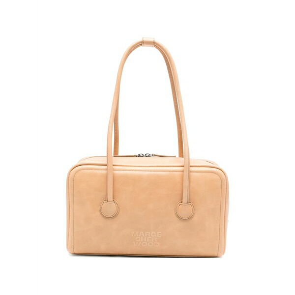 マージ シャーウッド レディース ショルダーバッグ バッグ Leather shoulder bag Neutrals｜asty