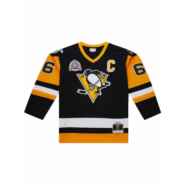 ミッチェル\u0026ネス メンズ プルオーバー トップス Nhl dark \"penguins 1991 mario lemieux\"" jersey Black"