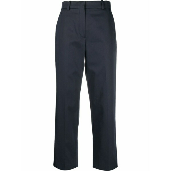 ケンゾー レディース カジュアルパンツ ボトムス Cropped tailored trousers Blue