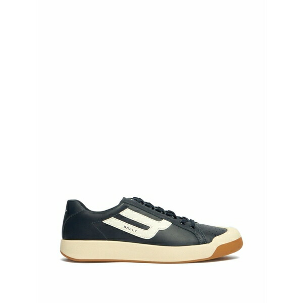 バリー メンズ スニーカー シューズ Competition leather sneakers Blue