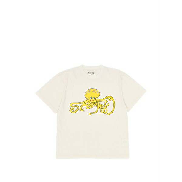 ストーリーエムエフジー メンズ プルオーバー トップス Grateful octopus-graphic t-shirt White