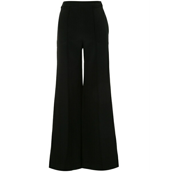 マッグロー レディース カジュアルパンツ ボトムス Peacock wide-leg trousers Black｜asty