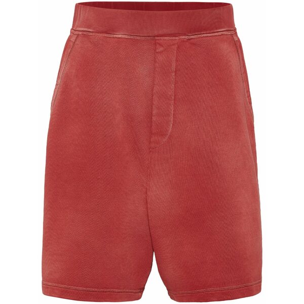 ディースクエアード レディース カジュアルパンツ ボトムス Logo-print track shorts Red