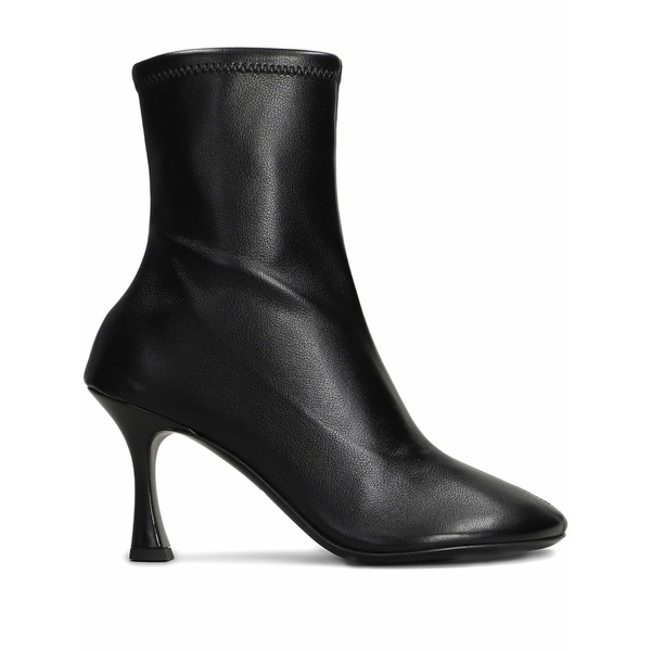 トロワジュイン レディース ブーツ シューズ Stretch-leather heeled boots Black