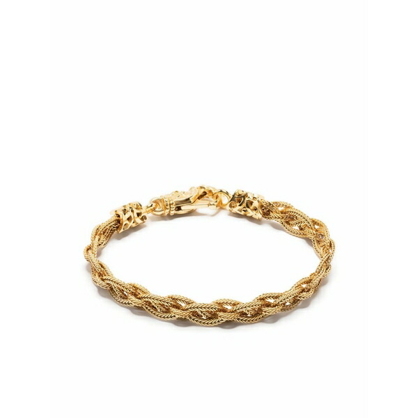 エマニュエレ ビコッキ メンズ ブレスレット・バングル・アンクレット 添え物 Gold plated celtic braid bracelet Gold