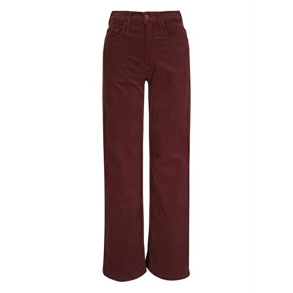 マザー レディース デニムパンツ ボトムス Maven corduroy-texture jeans Red｜asty