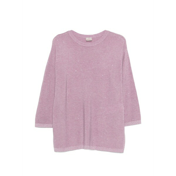 マレーラ レディース ニット&セーター アウター Embellished sweater Purple｜asty