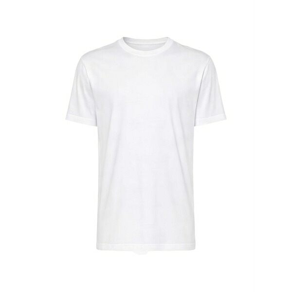 投げること御召しもの メンズ プルオーバー トップス Crew-neck t-shirt White