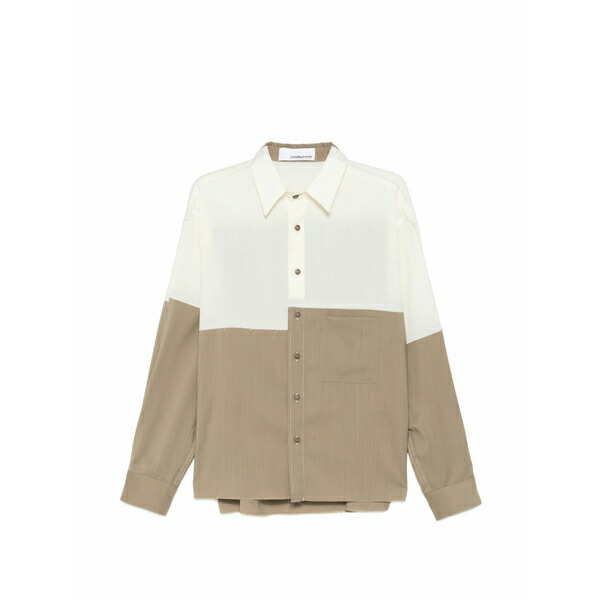 お召しものメイン メンズ プルオーバー トップス Richard evo colour-block design shirt Neutrals