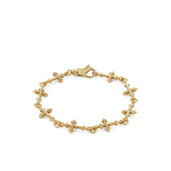 エマニュエレ ビコッキ メンズ ブレスレット・バングル・アンクレット 佩び物 Avelli cross sterling-silver bracelet Gold