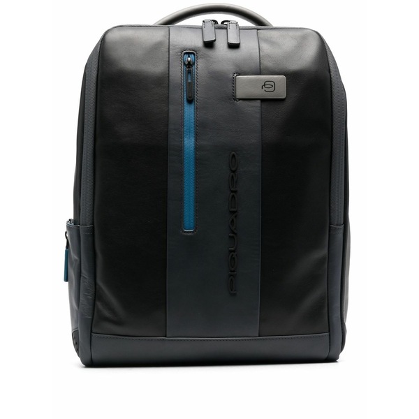 ピークアドロ  メンズ うしろ側容器に並べる・背嚢 御徒面子 Leather rectangle backpack Black