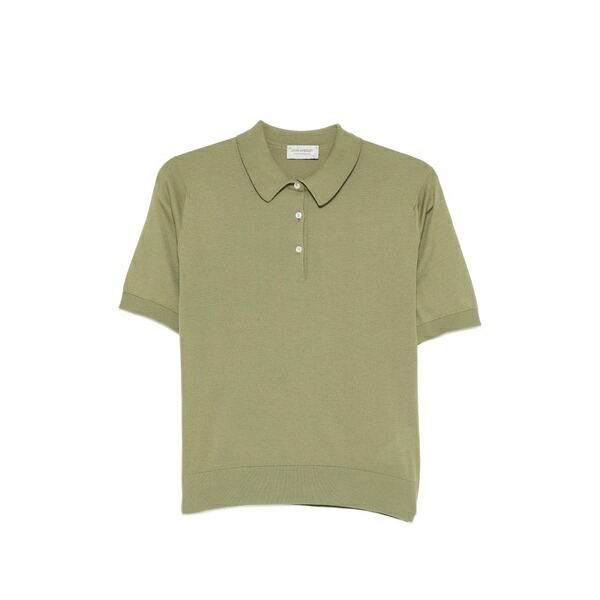 ジョンスメドレー レディース スポーツシャツ トップス Jill short-sleeve polo top Green