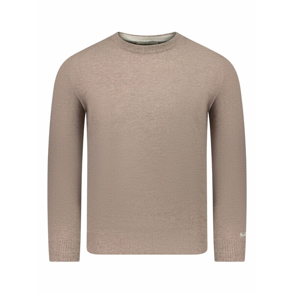 毛糸 分限者 メンズ 編み物\u0026プルオーバー アウター Crew-neck sweater Neutrals