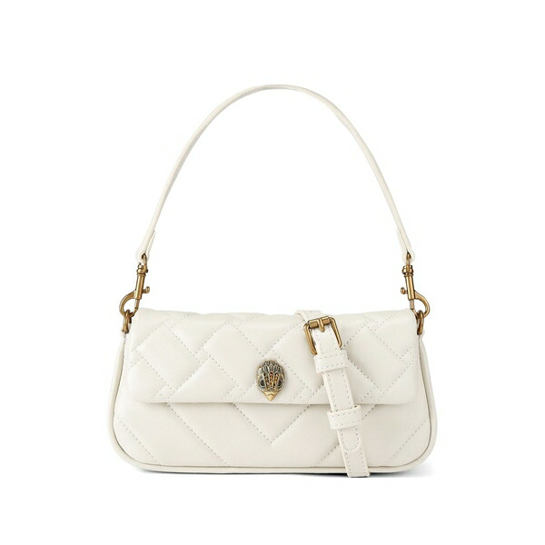カートジェイガーロンドン レディース クラッチペダル御徒面子 御徒面子 Pickle quilted eagle-head clutch bag White