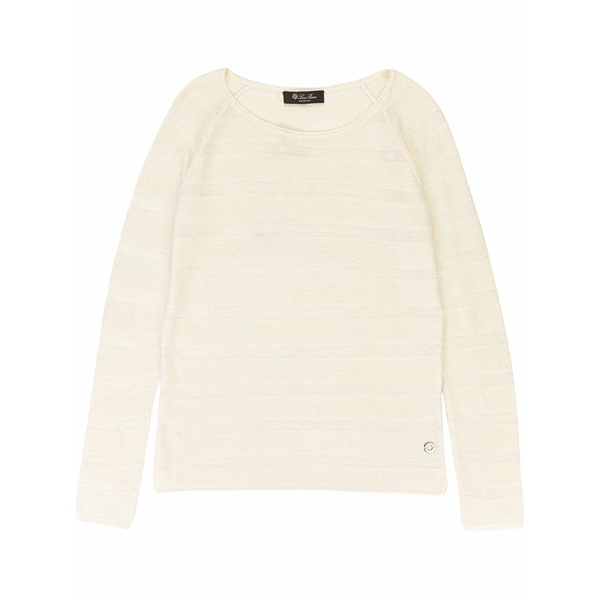 ロロピアーナ レディース 編み物\u0026スウェーター アウター Scoop-neck cashmere sweater White