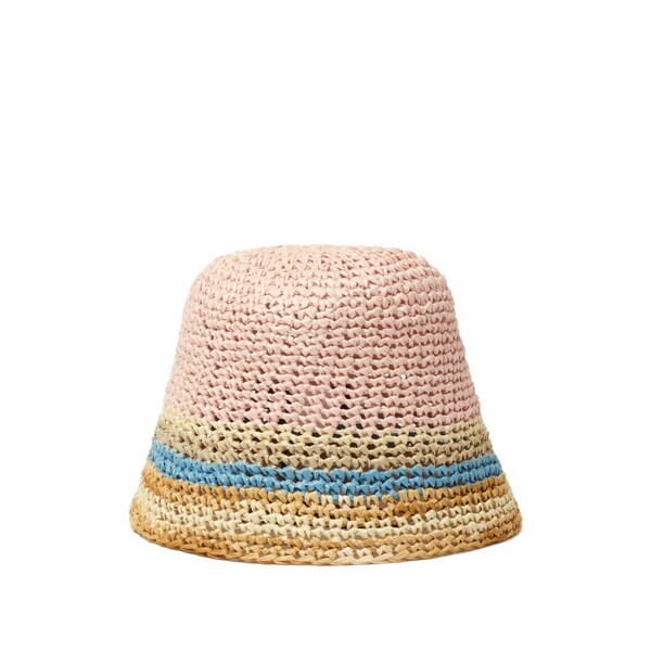 ファビアナ フィリッピ レディース 帽子 アクセサリー Striped hat Pink|asty