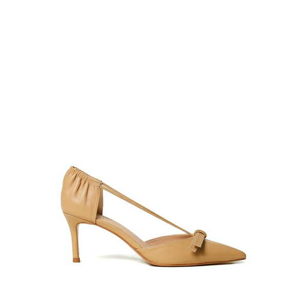 ツイン仕掛ける レディース パンプス シューズ Bow-detail leather pumps Neutrals