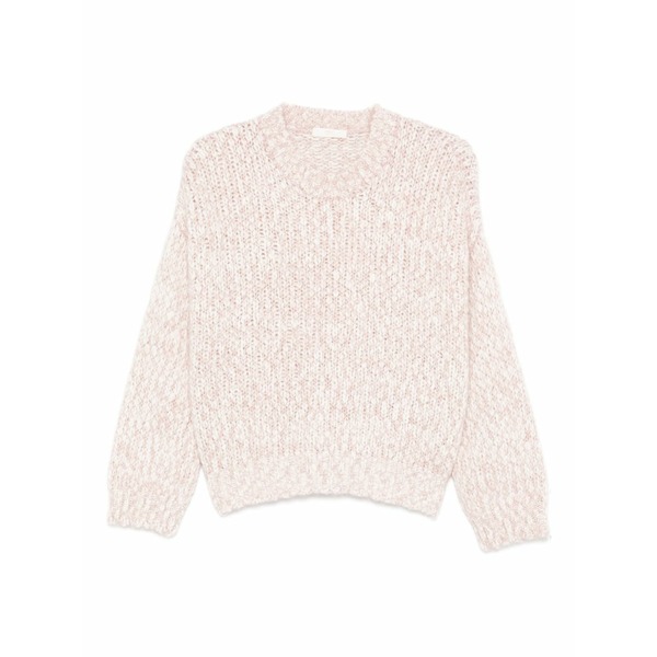 フェデーリ レディース 編み物\u0026ティーシャツ アウター Berillio v-neck sweater Pink