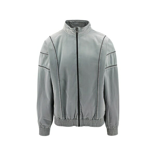 オフホワイト メンズ ジャケット＆ブルゾン アウター Offline gd gab piped track jacket Grey｜asty