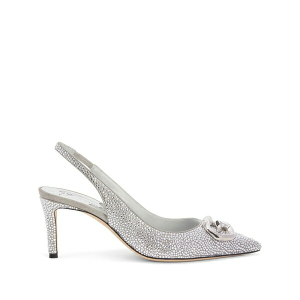 ジュゼッペザノッティ レディース パンプス シューズ Cyprienne crystal slingback pumps Silver