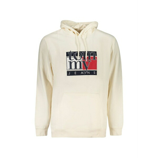 トミー ヒルフィガー メンズ パーカー・スウェットシャツ アウター Terry graphic-print hoodie Neutrals