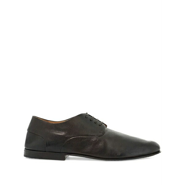 マーシャル  メンズ 御召しものシューズ シューズ Leather derby shoes Brown