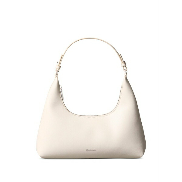 カルバンクライン レディース ショルダーバッグ 御徒面子 Zip shoulder bag Neutrals