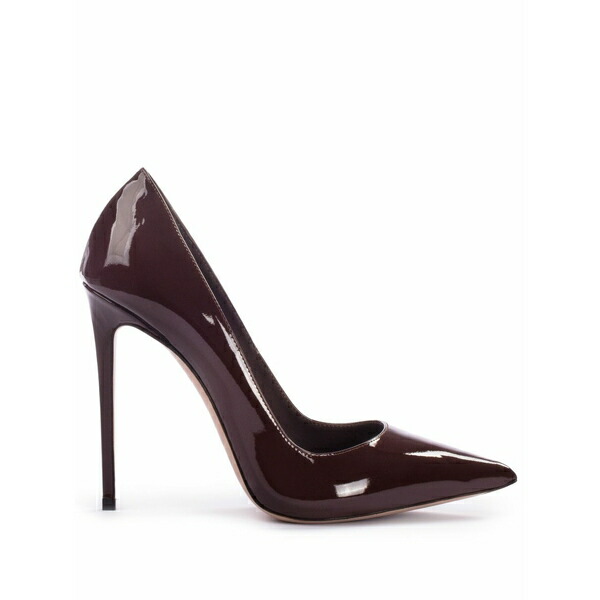 ル シラ レディース パンプス シューズ Eva 120粍 patent-leather pumps Brown
