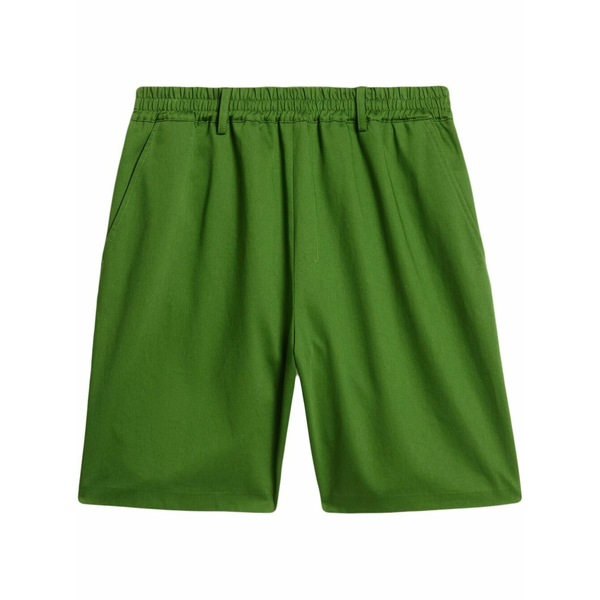 意中の女 メンズ 心地よいズボン下 ボトムス Cotton bermuda shorts Green