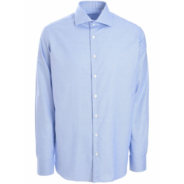 トンボリーニ メンズ シャツ トップス Checkered shirt Blue|asty