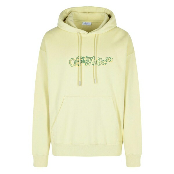 象牙色 メンズ パーカー・スウェットシャツ アウター Cloudy arrow sweatshirt Yellow パーカー-メンズファッション-トップス