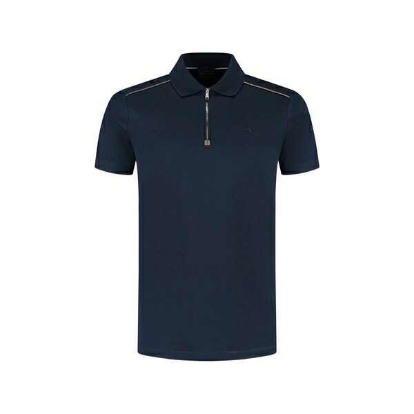 ポールアンドシャーク メンズ スポーツシャツ トップス Zipped polo shirt Blue