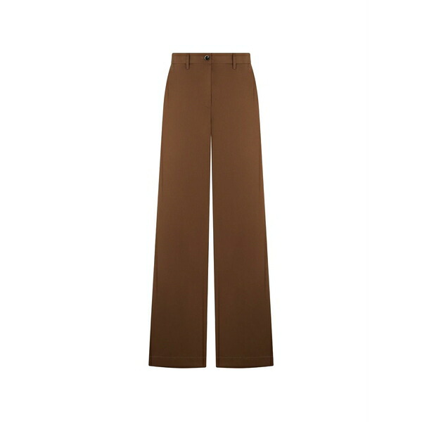 ナイン イン ザ モーニング レディース カジュアルパンツ ボトムス Buttoned trousers Brown