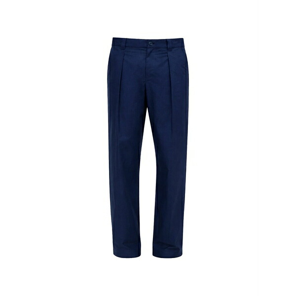 アーペーセー メンズ カジュアルパンツ ボトムス Renato pleated trousers Blue|asty