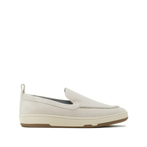 ランバン メンズ スリッポン・ローファー シューズ Stitched panelled loafers Neutrals｜asty