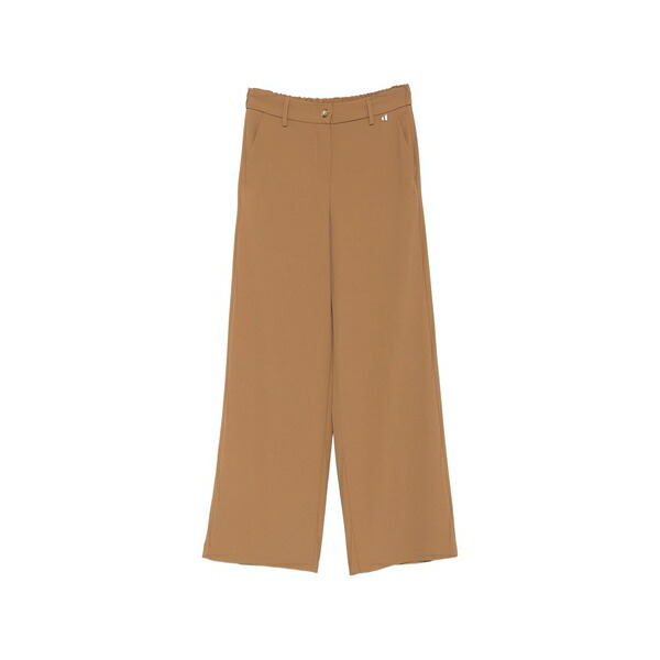 ディキシー レディース 心地好いズボン下 ボトムス Logo-detail trousers Neutrals