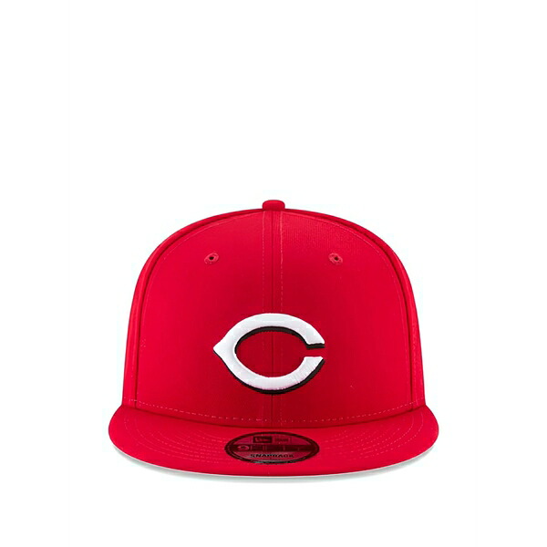 ニューエラ メンズ 帽子 アクセサリー Logo-embroidery baseball cap Red｜asty