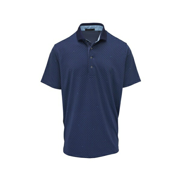 グレイソン メンズ スポーツシャツ トップス Short-sleeves polo shirt Blue ポロシャツ-メンズファッション