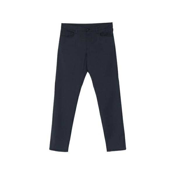 カナーリ メンズ カジュアルパンツ ボトムス Button-fastening trousers Blue｜asty