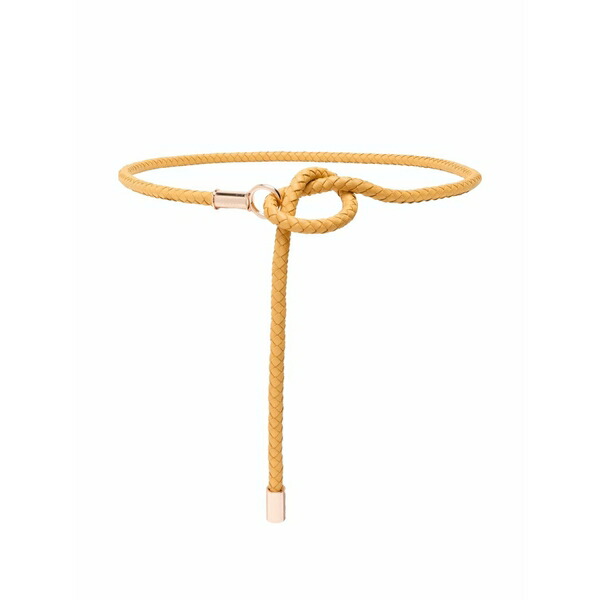ガブリエラ ハー同盟罷工 レディース 三尺帯 付属物 Braided leather belt Neutrals