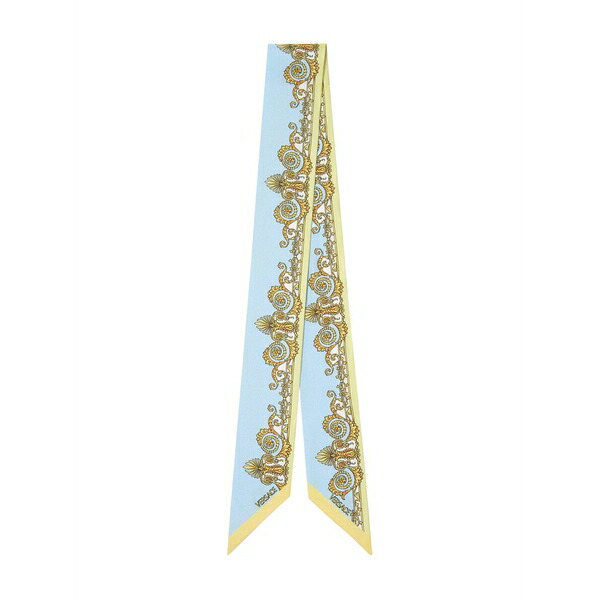 ヴェルサーチ メンズ えり巻き・袈裟・えり巻き 付属物 Baroque-print scarf Blue