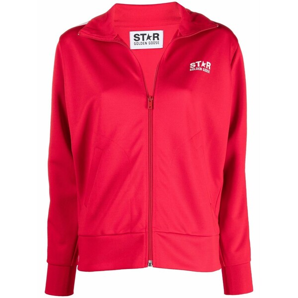 ゴールデングース レディース 上衣＆上衣 アウター Star-print two-tone bomber jacket Red