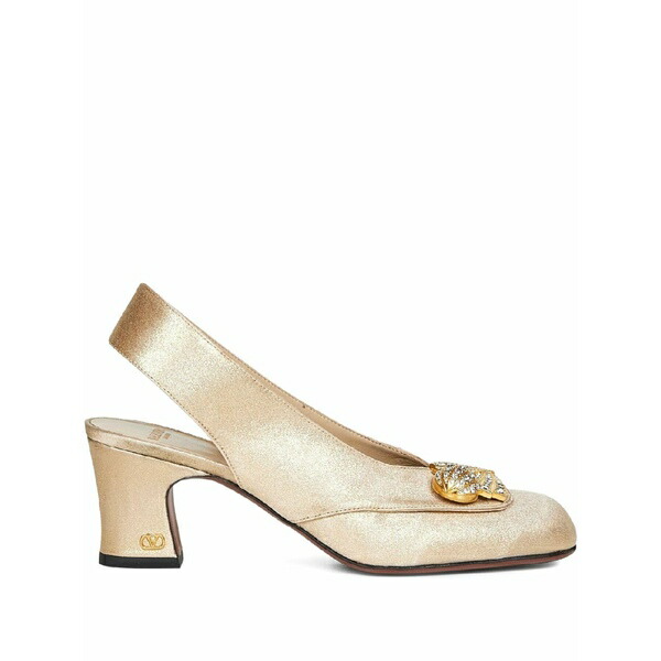 ヴァレンティノ ガラヴァーニ レディース パンプス シューズ Adamantine slingback pumps インチ glitter fabric 60粍 Yellow