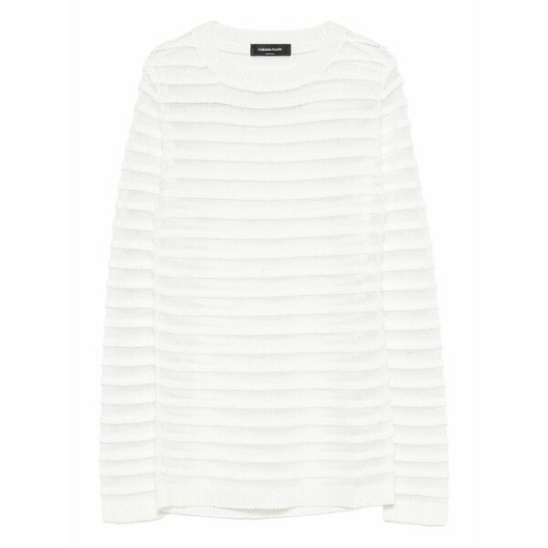 ファビアナ フィリッピ レディース 編み物\u0026スウェーター アウター Sequin-embellishment sweater White
