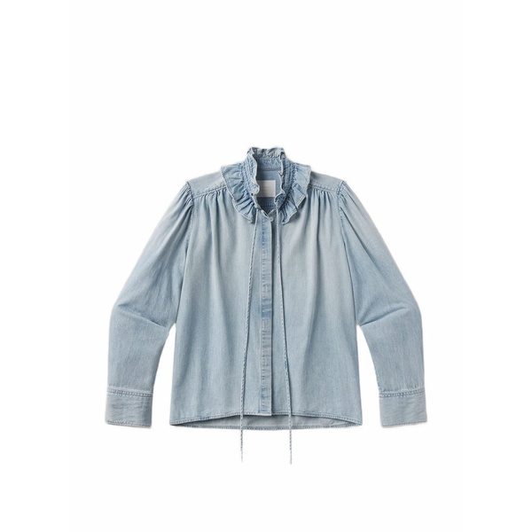 シチズンズ オブ 人間らしさ レディース プルオーバー トップス Calista frill shirt Blue