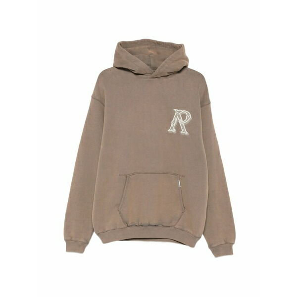 リプレゼント メンズ パーカー・スウェットシャツ アウター Western initial hoodie Neutrals